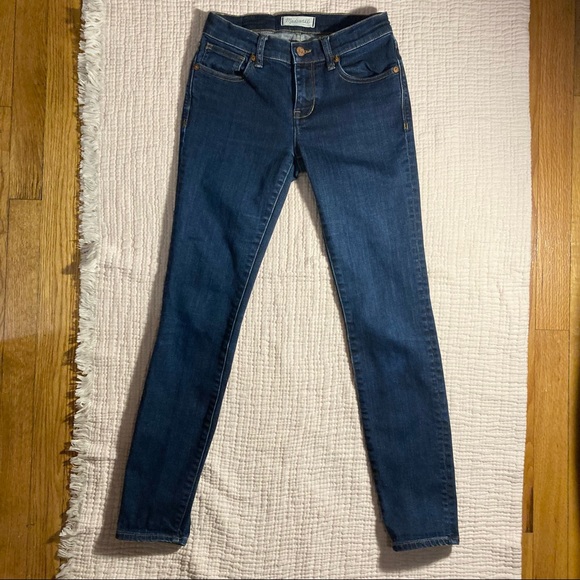 Madewell skinny skinny dark wash jeans, size 25 - Picture 4 of 5